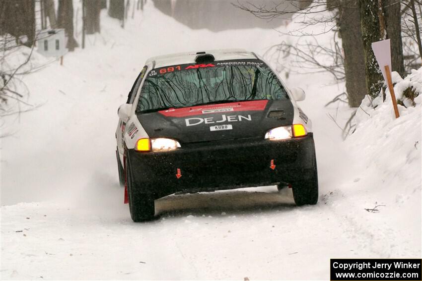 Emmons Hathaway / Nick Bukky Honda Civic on SS12, Old State-Huff II.