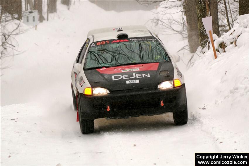 Emmons Hathaway / Nick Bukky Honda Civic on SS12, Old State-Huff II.
