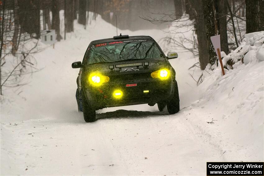 Chase Blakely / Mike Callaway VW GTI on SS12, Old State-Huff II.