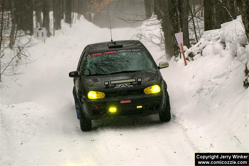 Chase Blakely / Mike Callaway VW GTI on SS12, Old State-Huff II.