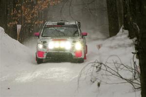 Brad Hayosh / Keegan Helwig Subaru WRX STi on SS12, Old State-Huff II.