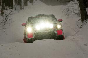Brad Hayosh / Keegan Helwig Subaru WRX STi on SS12, Old State-Huff II.