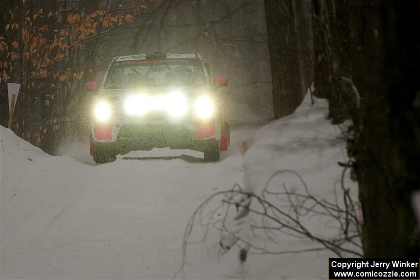 Brad Hayosh / Keegan Helwig Subaru WRX STi on SS12, Old State-Huff II.