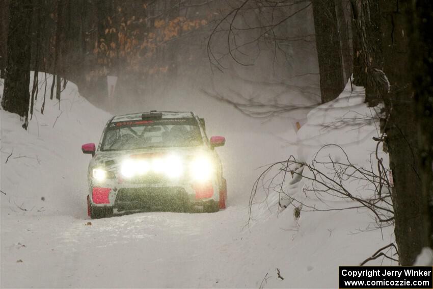 Brad Hayosh / Keegan Helwig Subaru WRX STi on SS12, Old State-Huff II.