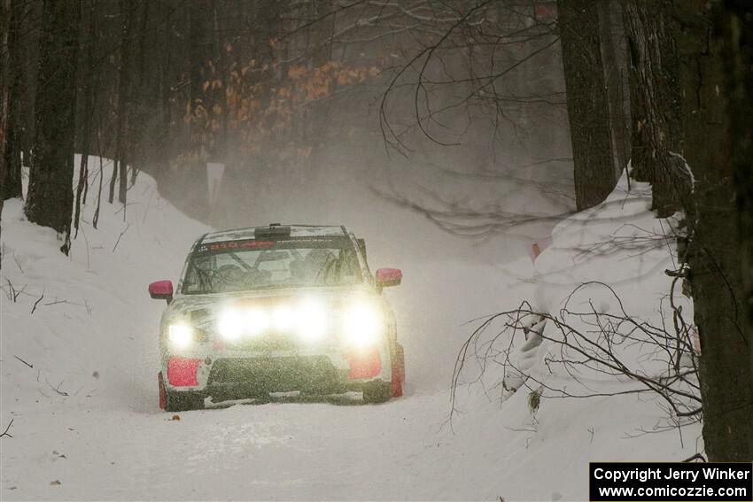 Brad Hayosh / Keegan Helwig Subaru WRX STi on SS12, Old State-Huff II.
