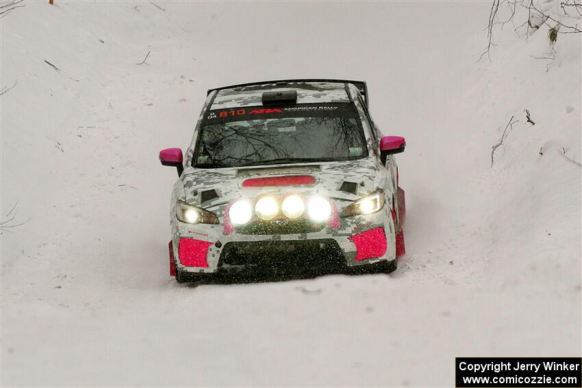 Brad Hayosh / Keegan Helwig Subaru WRX STi on SS12, Old State-Huff II.