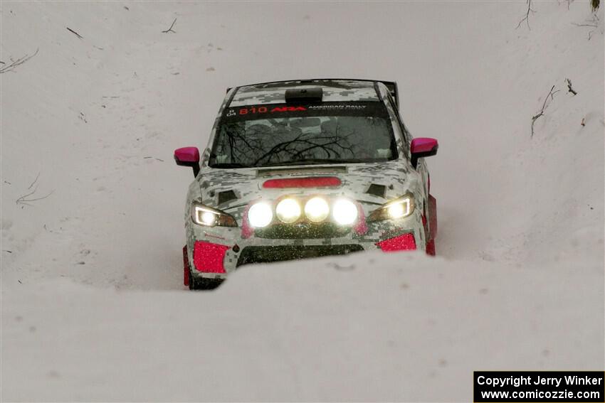 Brad Hayosh / Keegan Helwig Subaru WRX STi on SS12, Old State-Huff II.