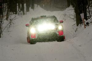 Brad Hayosh / Keegan Helwig Subaru WRX STi on SS12, Old State-Huff II.