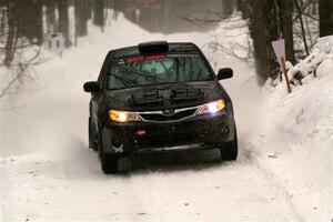 Jordan Buetow / Elena Huizar Subaru Impreza on SS12, Old State-Huff II.