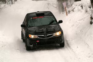 Jordan Buetow / Elena Huizar Subaru Impreza on SS12, Old State-Huff II.