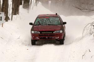 Naoki Ishibashi / Trevor Haight Subaru Impreza on SS12, Old State-Huff II.