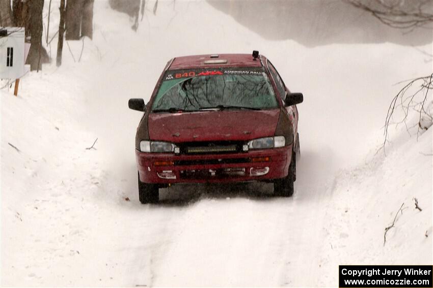 Naoki Ishibashi / Trevor Haight Subaru Impreza on SS12, Old State-Huff II.