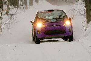Imogen Thompson / Steve Harrell Ford Fiesta on SS12, Old State-Huff II.