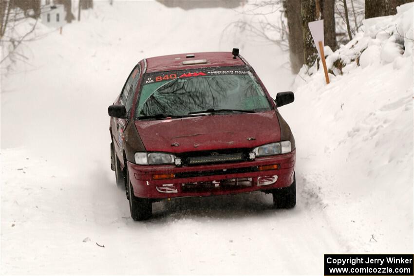 Naoki Ishibashi / Trevor Haight Subaru Impreza on SS12, Old State-Huff II.