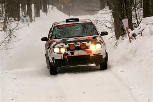 John Gusmano / Zack Goldstein VW GTI on SS12, Old State-Huff II.