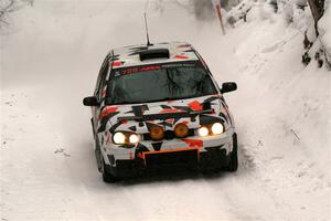 John Gusmano / Zack Goldstein VW GTI on SS12, Old State-Huff II.