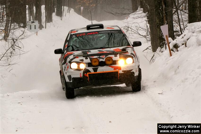 John Gusmano / Zack Goldstein VW GTI on SS12, Old State-Huff II.