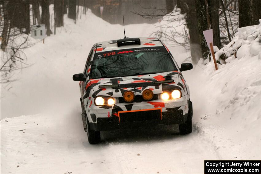John Gusmano / Zack Goldstein VW GTI on SS12, Old State-Huff II.