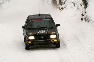 Erik Votipka / Clarissa Votipka VW Golf on SS12, Old State-Huff II.