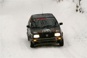 Erik Votipka / Clarissa Votipka VW Golf on SS12, Old State-Huff II.