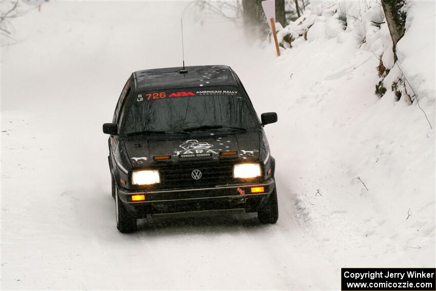 Erik Votipka / Clarissa Votipka VW Golf on SS12, Old State-Huff II.