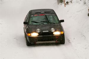 Russell Senior, Jr. / Cray Dumeah Ford Escort on SS12, Old State-Huff II.