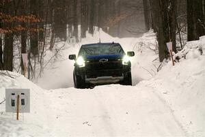 A Chevy Silverado pickup sweeps SS12, Old State-Huff II.