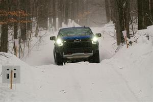 A Chevy Silverado pickup sweeps SS12, Old State-Huff II.