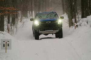 A Chevy Silverado pickup sweeps SS12, Old State-Huff II.