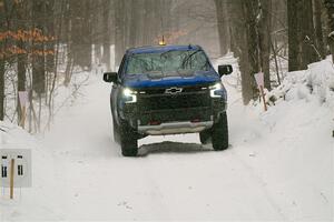 A Chevy Silverado pickup sweeps SS12, Old State-Huff II.