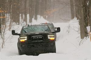 A Dodge Ram 2500 pickup sweeps SS12, Old State-Huff II.