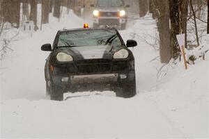 A Porsche Cayenne sweeps SS12, Old State-Huff II.