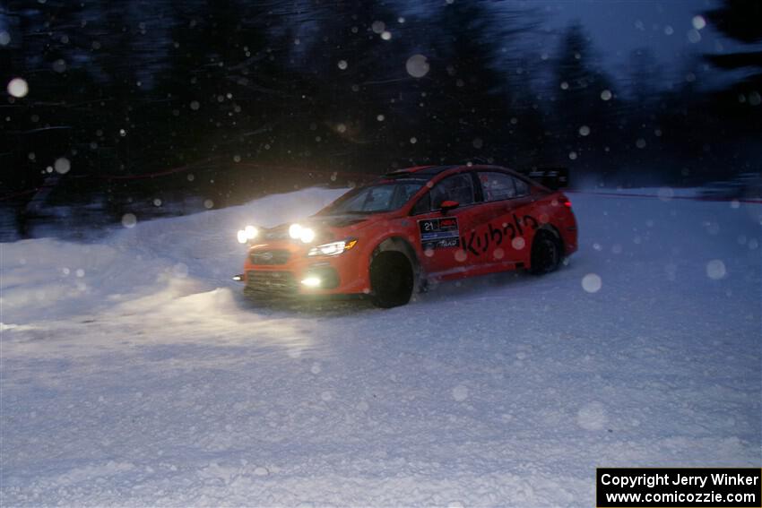 Conner Martell / Alex Gelsomino Subaru WRX STi on SS15, Shoreline-Sage Creek I.