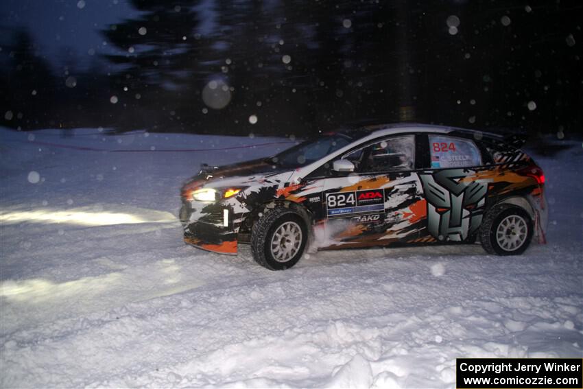 Cameron Steely / Bryce Proseus Ford Focus RS on SS15, Shoreline-Sage Creek I.