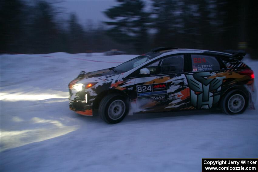 Cameron Steely / Bryce Proseus Ford Focus RS on SS15, Shoreline-Sage Creek I.