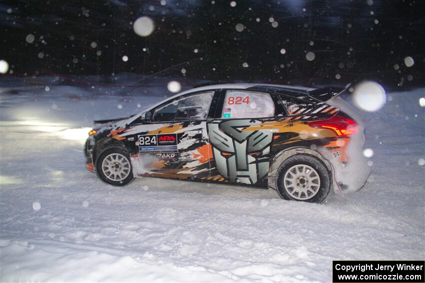 Cameron Steely / Bryce Proseus Ford Focus RS on SS15, Shoreline-Sage Creek I.