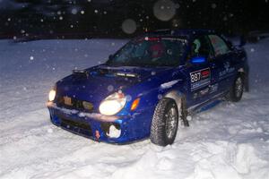 Jimmy Pelizzari / Kate Stevens Subaru WRX on SS15, Shoreline-Sage Creek I.