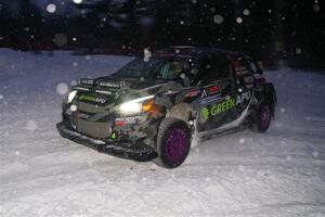 Alastair Scully / Stefan Trajkov Mitsubishi Mirage RS on SS15, Shoreline-Sage Creek I.