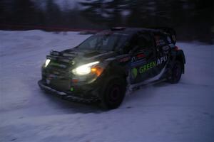 Alastair Scully / Stefan Trajkov Mitsubishi Mirage RS on SS15, Shoreline-Sage Creek I.