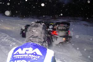 Alastair Scully / Stefan Trajkov Mitsubishi Mirage RS on SS15, Shoreline-Sage Creek I.