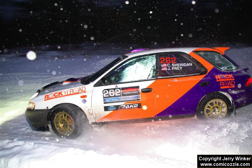 Camden Sheridan / Jeremy Frey Subaru Impreza Outback Sport on SS15, Shoreline-Sage Creek I.