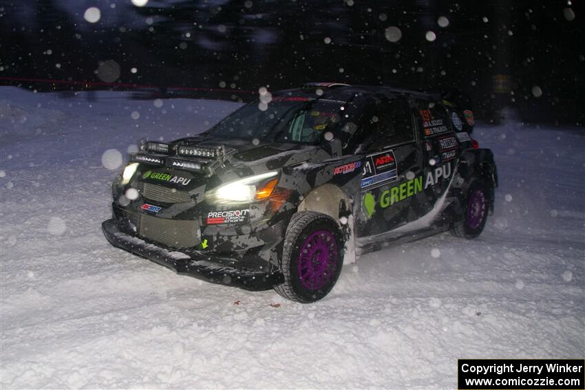 Alastair Scully / Stefan Trajkov Mitsubishi Mirage RS on SS15, Shoreline-Sage Creek I.