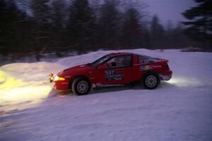 Rob Dupree / Jason Hack Mitsubishi Eclipse GSX on SS15, Shoreline-Sage Creek I.