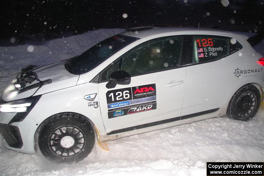 Sean Donnelly / Zach Pfeil Renault Clio Rally3 on SS15, Shoreline-Sage Creek I.