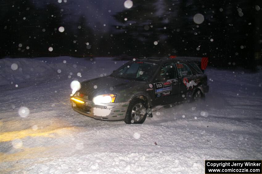Dan Shirley / Stirling Fazio Subaru Impreza Outback Sport on SS15, Shoreline-Sage Creek I.