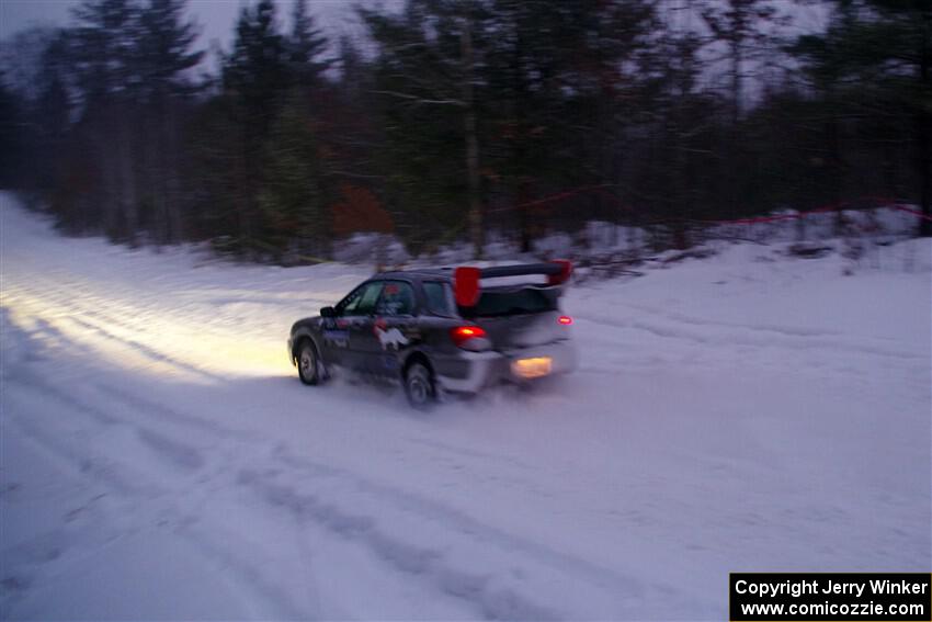 Dan Shirley / Stirling Fazio Subaru Impreza Outback Sport on SS15, Shoreline-Sage Creek I.