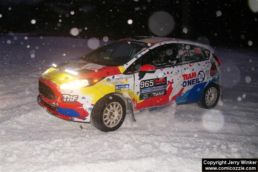 Chris Cyr / Glen Ray Ford Fiesta ST on SS15, Shoreline-Sage Creek I.