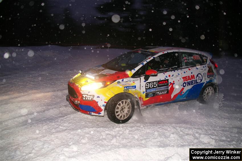 Chris Cyr / Glen Ray Ford Fiesta ST on SS15, Shoreline-Sage Creek I.