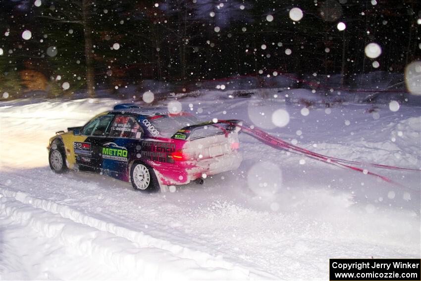 Matt Nykanen / Lars Anderson BMW 328i on SS15, Shoreline-Sage Creek I.