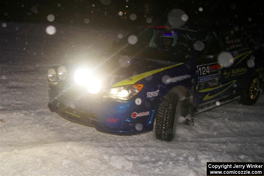Nick Luther / Matt Harbert Subaru WRX STi on SS15, Shoreline-Sage Creek I.